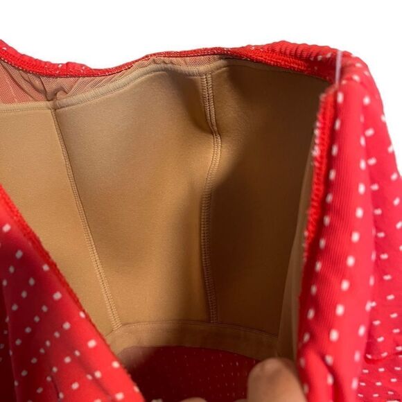 Swim by Cacique- Textured Dot One-Shoulder Ruffle Swim One Piece, Size 22 - Picture 7 of 8